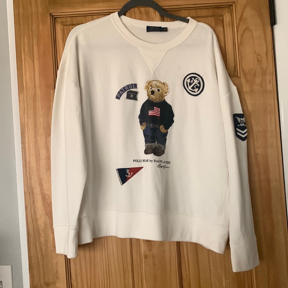 ‘Polo Ralph Lauren’ White Crewneck